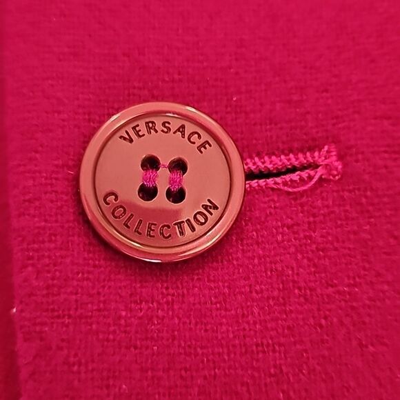 Versace Mens Sport Jacket Boyfriend Date Night Light Spring Cocktail Party Sz 52 - Picture 2 of 15